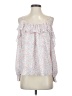 Parker 100% Polyester Polka Dots White Tank Top Size S - photo 1