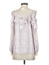 Parker 100% Polyester Polka Dots White Tank Top Size S - photo 2