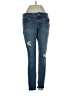 Express Jeans Stars Blue Jeans Size 25 waist - photo 1