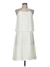 ATM 100% Polyester Solid Ivory Cocktail Dress Size M - photo 1