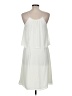 ATM 100% Polyester Solid Ivory Cocktail Dress Size M - photo 2