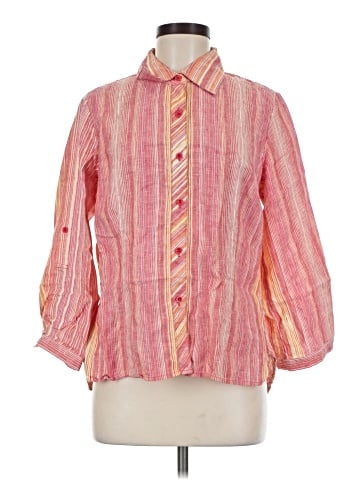 Coldwater Creek 3/4 Sleeve Button-Down Shirt (view 1)