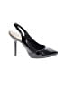 Via Spiga 100% Leather Black Heels Size 7 1/2 - photo 1