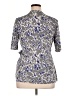 41Hawthorn Blue Short Sleeve Blouse Size XL - photo 2