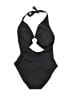 MICHAEL Michael Kors 100% Polyester Solid Black One Piece Swimsuit Size 12 - photo 2
