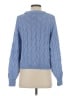 Pink Rose Blue Pullover Sweater Size S - photo 2