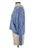 Pink Rose Blue Pullover Sweater Size S - photo 5