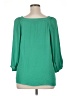PREMISE 100% Polyester Green 3/4 Sleeve Blouse Size XL - photo 2