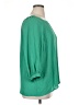 PREMISE 100% Polyester Green 3/4 Sleeve Blouse Size XL - photo 4
