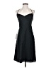 Ann Taylor 100% Polyester Solid Black Cocktail Dress Size 0 - photo 1