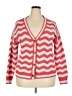 Maurices Chevron-herringbone Red Cardigan Size XXL - photo 1