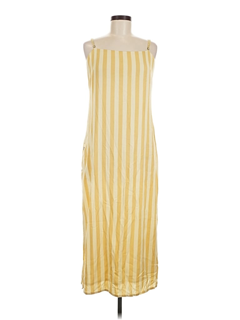 Pre-owned Amuse Society Casual Dress In Yellow