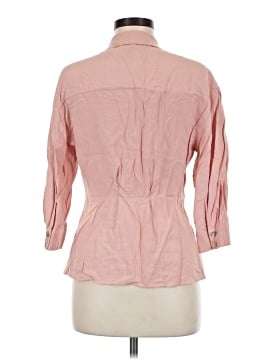Zara TRF 3/4 Sleeve Button-Down Shirt (view 2)
