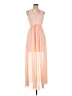 Venus Orange Cocktail Dress Size L - photo 1