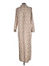 Ann Taylor LOFT 100% Polyester Paisley Ivory Casual Dress Size 12 Petite - photo 2