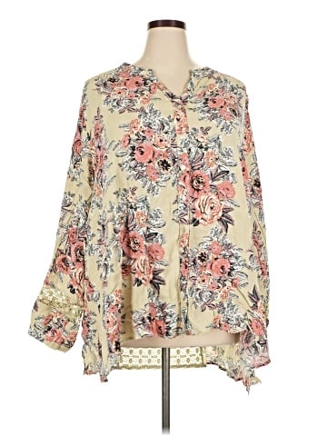 Oddi 3/4 Sleeve Blouse (view 1)