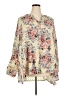 Oddi 100% Rayon Floral Ivory 3/4 Sleeve Blouse Size 3XL - photo 1