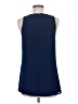 Naked Zebra 100% Polyester Blue Sleeveless Blouse Size M - photo 2