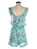 Lagaci Floral Teal Romper Size S - photo 2