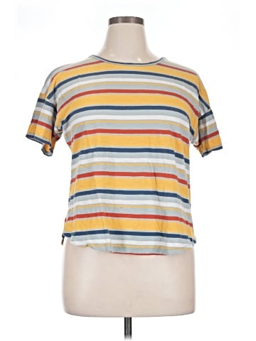 Madewell Whisper Cotton Crewneck Tee in Carlsbad Stripe (view 1)