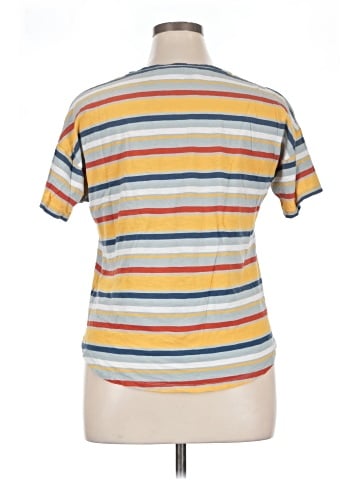 Madewell Whisper Cotton Crewneck Tee in Carlsbad Stripe (view 2)