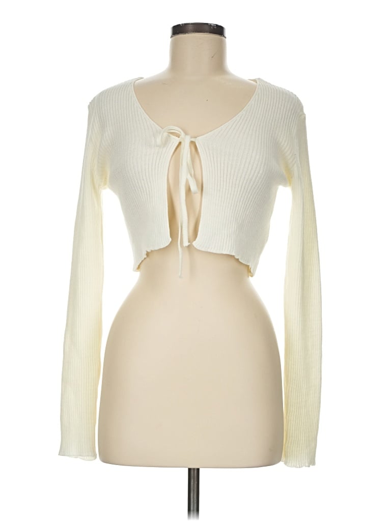 Nasty Gal Inc. Cardigan Sweater In Ivory
