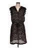 I Heart Ronson 100% Polyester Floral Black Casual Dress Size L - photo 1