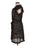 I Heart Ronson 100% Polyester Floral Black Casual Dress Size L - photo 5