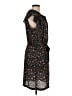 I Heart Ronson 100% Polyester Floral Black Casual Dress Size L - photo 4