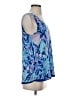 Lilly Pulitzer 100% Polyester Blue Sleeveless Blouse Size S - photo 4