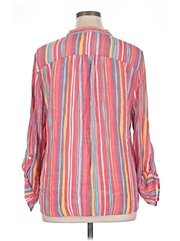 Ruby Rd. 3/4 Sleeve Button-Down Shirt (view 2)