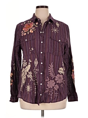 Johnny Was Long Sleeve Button-Down Shirt (view 1)