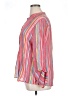 Ruby Rd. Stripes Pink 3/4 Sleeve Button-Down Shirt Size XL - photo 5