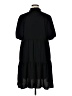 CeCe Solid Black Casual Dress Size 1X - photo 2