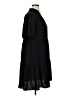 CeCe Solid Black Casual Dress Size 1X - photo 4
