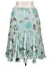 Nine West 100% Silk Floral Green Silk Skirt Size 14 - photo 2