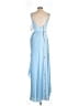 Mac Duggal 100% Polyester Blue Cocktail Dress Size 4 - photo 2
