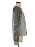 Adora Animal Print Silver Gray Cardigan Size S - photo 4