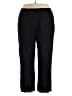 Anthony Marc Hankins Solid Black Casual Pants Size 1X - photo 1