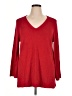 Chico's Red Pullover Sweater Size XL (3) - photo 1