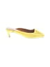 ASOS Design 100% Leather Color Block Yellow Mule/Clog Size 6 - photo 1