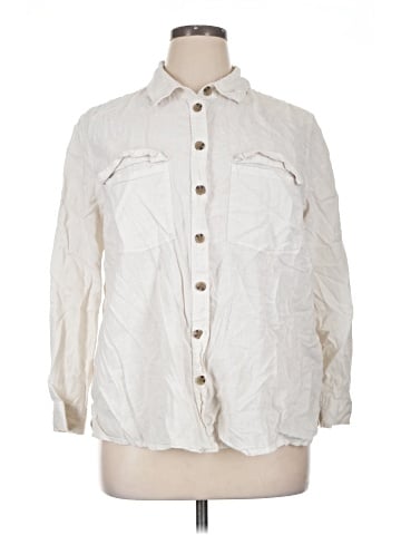 H&M L.O.G.G. Long Sleeve Button-Down Shirt (view 1)