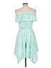 BCBGirls Paisley Blue Cocktail Dress Size L - photo 2