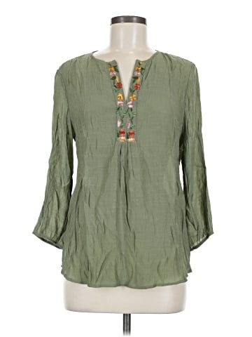 Olivia & Martin 3/4 Sleeve Blouse (view 1)