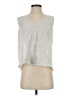 Eileen Fisher Silver Sleeveless Blouse Size S - photo 1