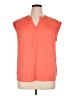 Maison d' Amelie 100% Polyester Orange Sleeveless Blouse Size XL - photo 1