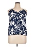 Emery Rose 100% Polyester Blue Sleeveless Blouse Size XL - photo 1