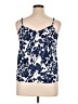 Emery Rose 100% Polyester Blue Sleeveless Blouse Size XL - photo 2