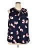 41Hawthorn 100% Polyester Blue Sleeveless Blouse Size 2X - photo 1