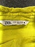 Zara Solid Yellow 3/4 Sleeve Button-Down Shirt Size XS - photo 7